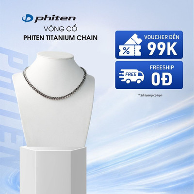 Vòng Cổ Phiten Titanium Chain Necklace Hỗ Trợ Cân Bằng Cơ Thể Chăm Sóc Sức Khỏe Phong Cách Thời Trang
