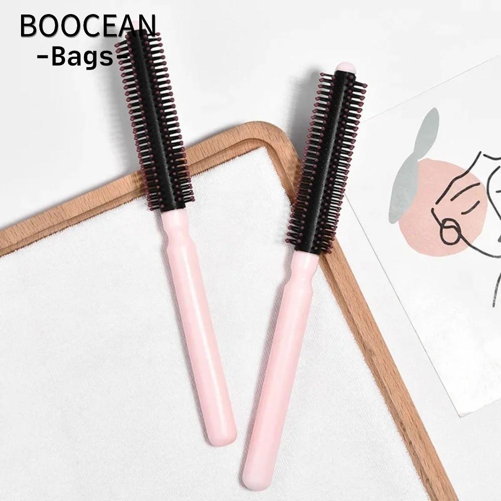 Lược chải tóc cuộn tròn BOOCEAN, Lược chải tóc Mini tạo kiểu xoăn gợn sóng, Lược Massage da đầu chốn