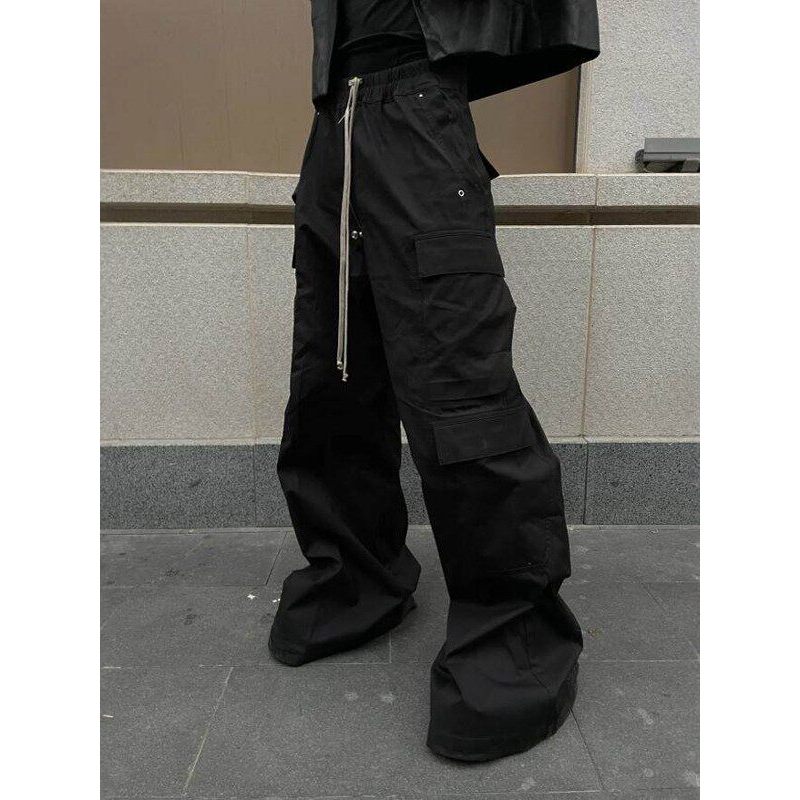 Ro Dark Style Bela Quần Phong Cách Màu Tối Quần Bela Quần Quần Lót Rộng Quần Rời Thẳng