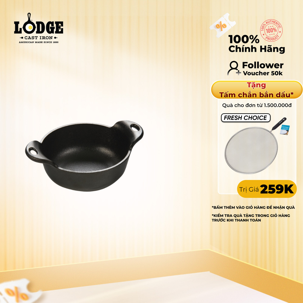 Lodge - Nồi gang để bàn - 0.35L