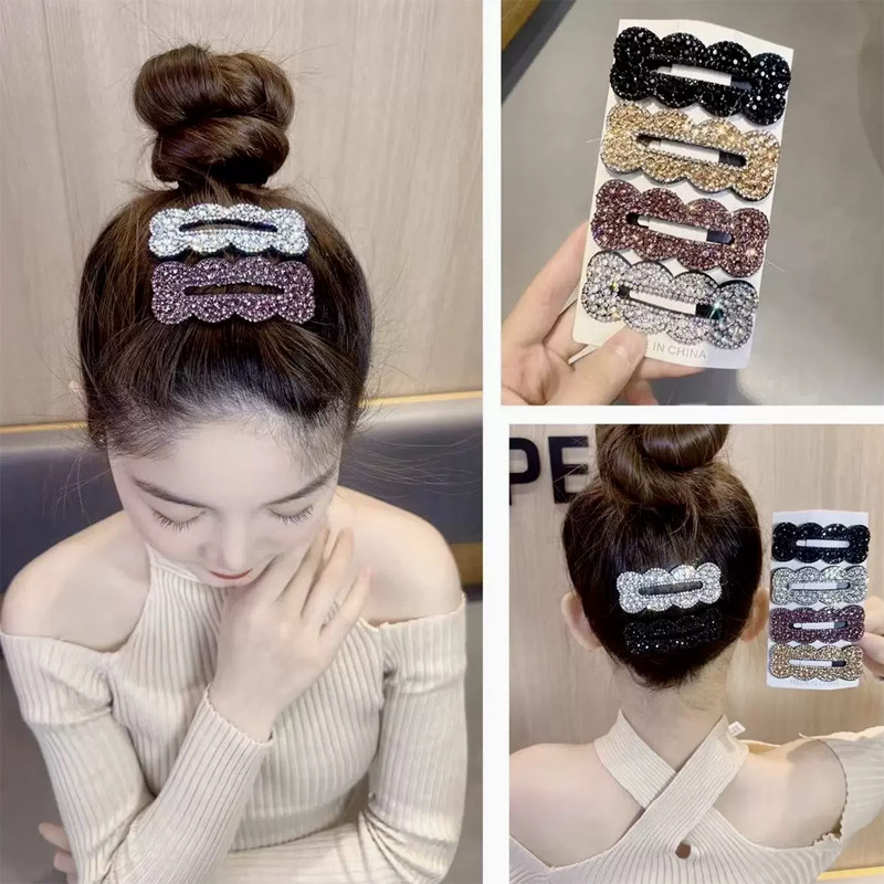 Thép không gỉ Breaking Clip Kẹp Tóc Nữ Đầu Lưng Tóc Gãy Tidy-up Dụng Cụ Tiện Dụng Nổ Bên Kẹp bb Kẹp 