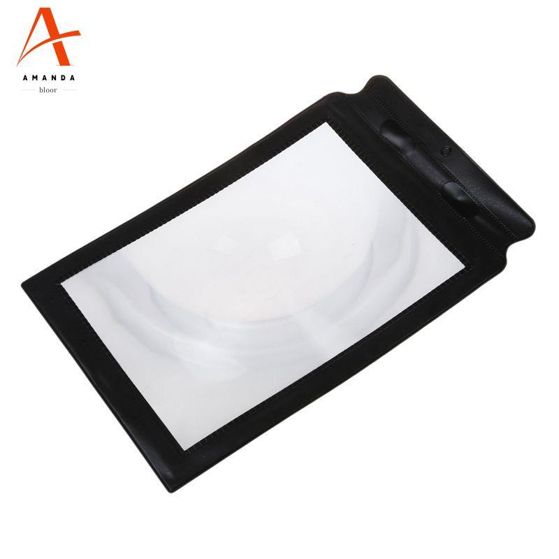 A4 Full Page 3x Tấm Kính Phóng Đại Lớn Sách Hỗ Trợ Đọc Sách