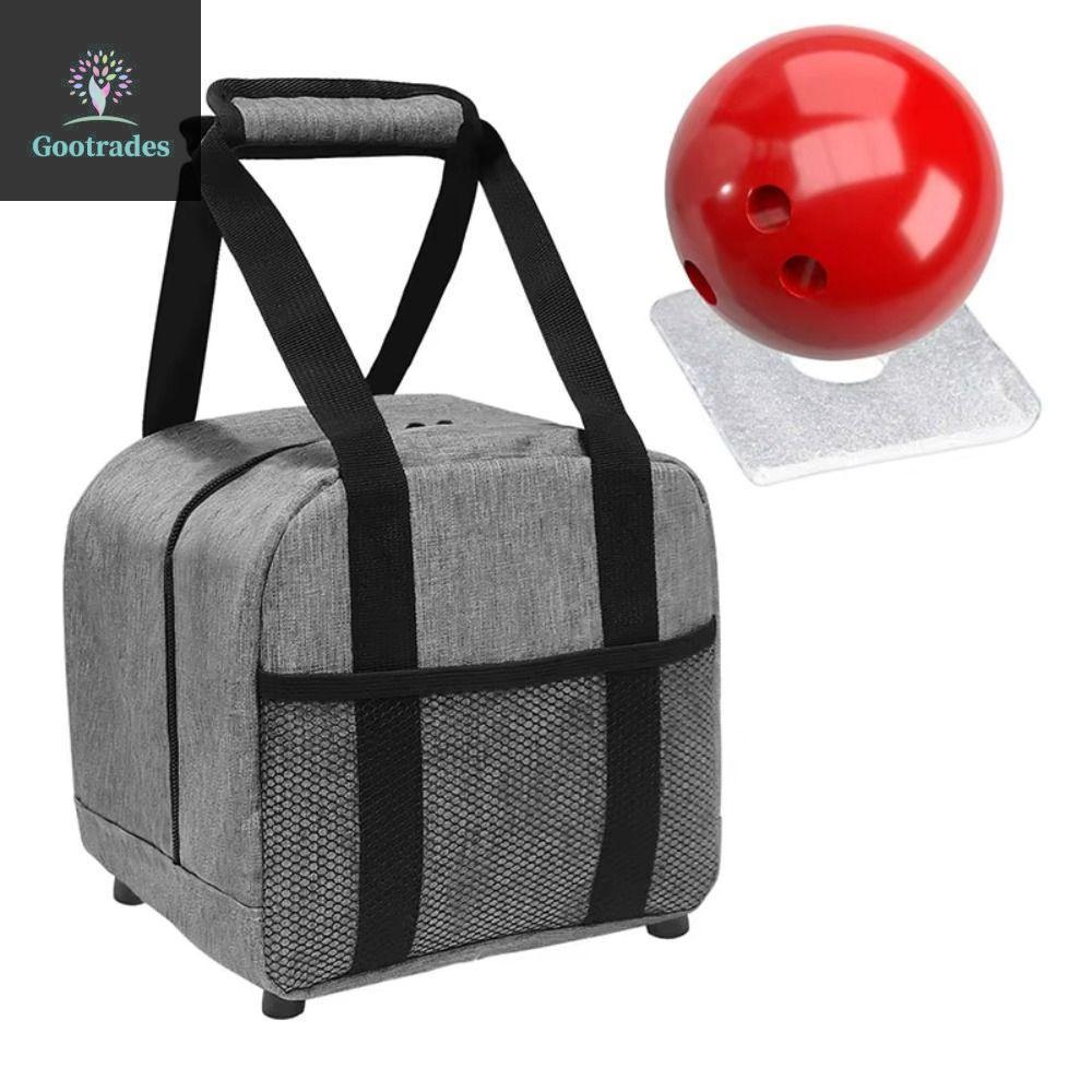 Túi đựng bóng bowling GOOTARDES, có túi đựng đệm Túi đựng bowling đơn, Túi xách bền bỉ Giá đỡ bóng c