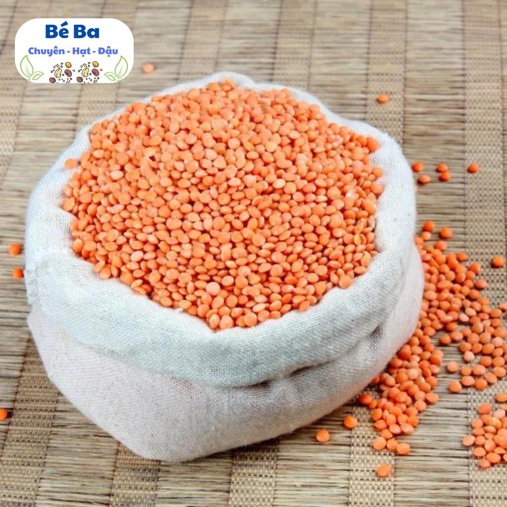 1KG Đậu Lăng Đỏ Tách Vỏ hữu cơ nhập khẩu Canada _ đậu lăng đỏ