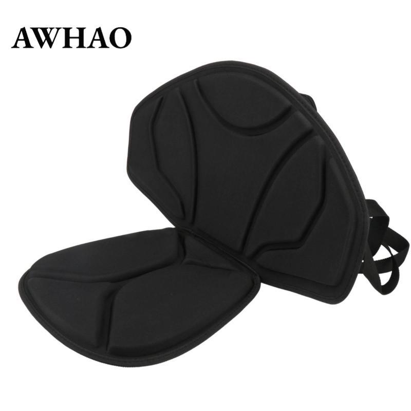 Ghế chèo thuyền Kayak có đệm có túi đựng có thể điều chỉnh để chèo thuyền Kayak, chèo thuyền, chèo t