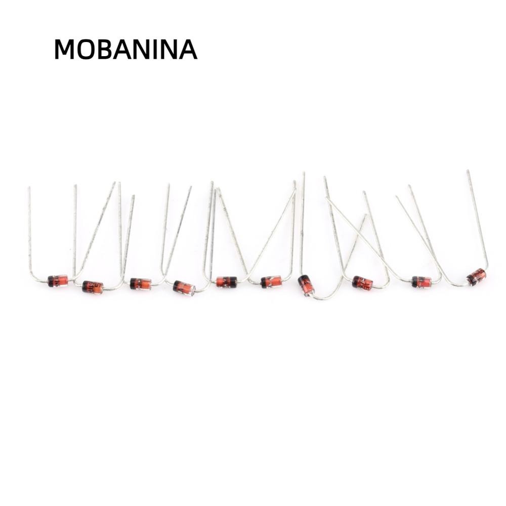 MOBANINA 200 CÁI Bộ Điện Tử, Hộp Bảo Quản Nguồn 1W Zener Diode Phân Loại, Các Loại Di Động 10Values 