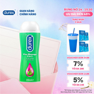 Gel bôi trơn Durex Play Massage gốc nước 200ml/chai