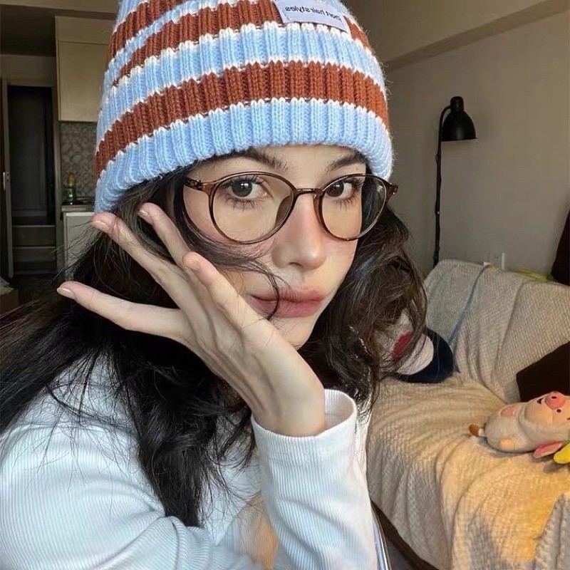 kính mắt không độ, mắt bầu nhựa dẻo Hàn Quốc 7122