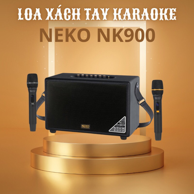 Loa Karaoke Xách Tay Cao Cấp NEKO NK900 (Bản Nâng Cấp NK800), Công Suất Lớn, Hát Hay Và Mạnh Hơn