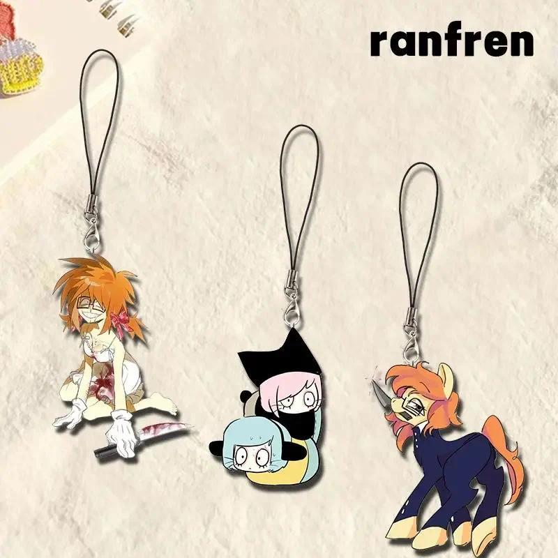 Ranfren Key Chain Mobile Phone Lanyard Women Key Ring Chain for Pants Pendant Kids Key Holder Jewelr