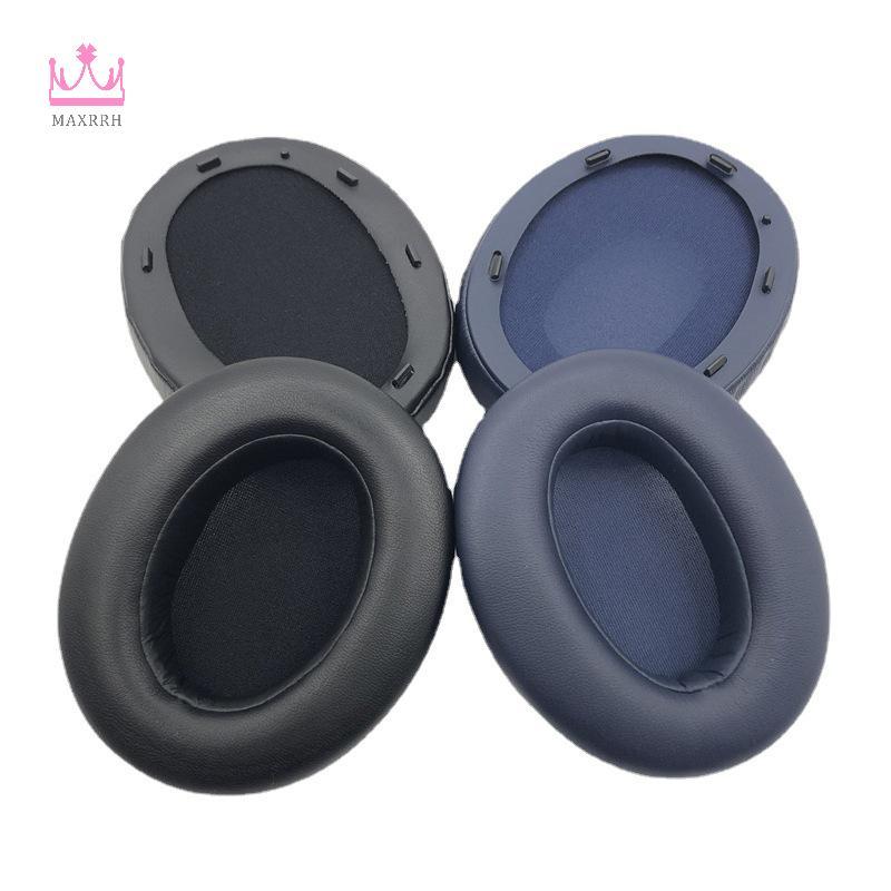 Maxrrh 1 Miếng Đệm Tai Xốp Nhớ Cho Tai Nghe WH-XB910N Thay Thế Đệm Tai Bao Da Protein Tai Nghe Đệm Tai Mới
