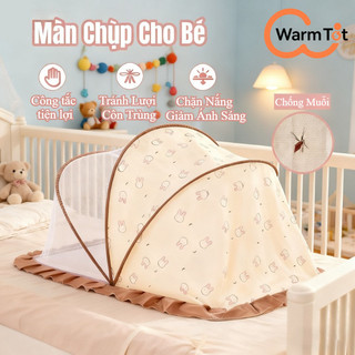 Màn Chụp Cho Bé Thiết Kế Gấp Gọn Thông Minh Chống Muỗi Hiệu Quả Giảm Ánh Sáng Nhẹ Cho Giấc Ngủ Sâu