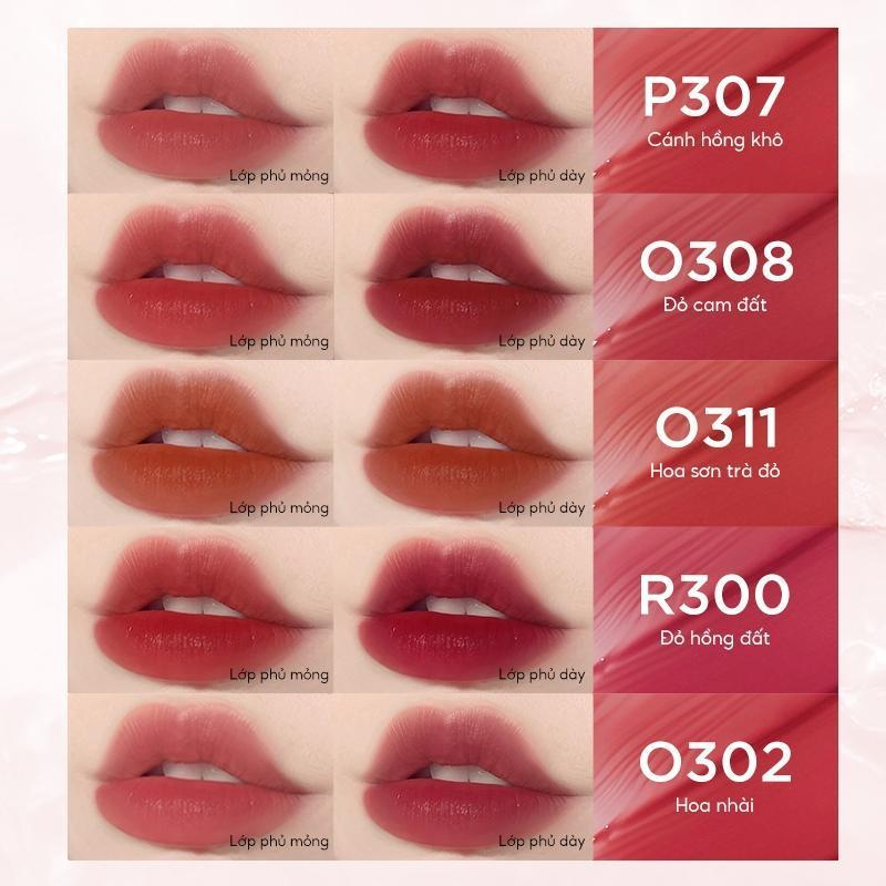 Ảnh 2 của Son Bóng Mờ Colorkey Watery Son Môi Dạng Lỏng Chống Dính Chống Thấm Nước Trang Điểm Môi