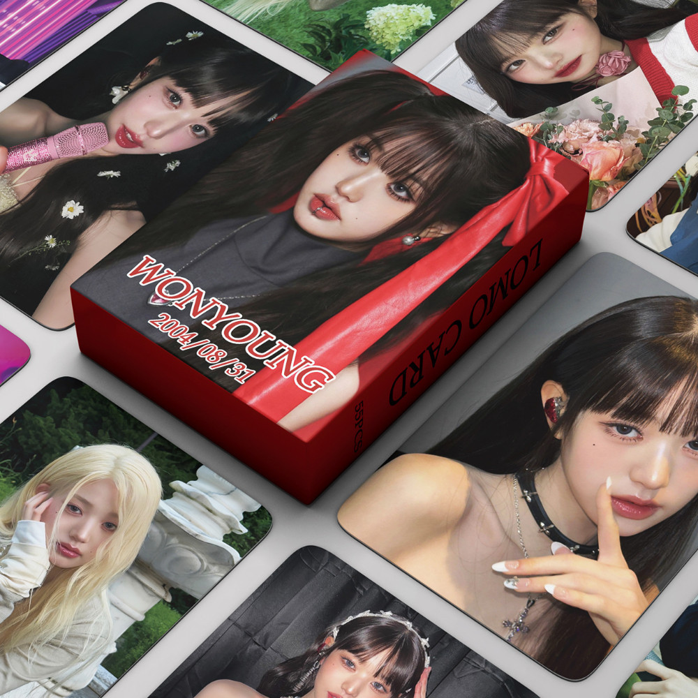 Hàng Mới Về 55 IVE IVE IVE Photocards Cá Nhân Tôi MINE Tự In iVE Photocard Lomo Card Ngoại Vi Thẻ Ản