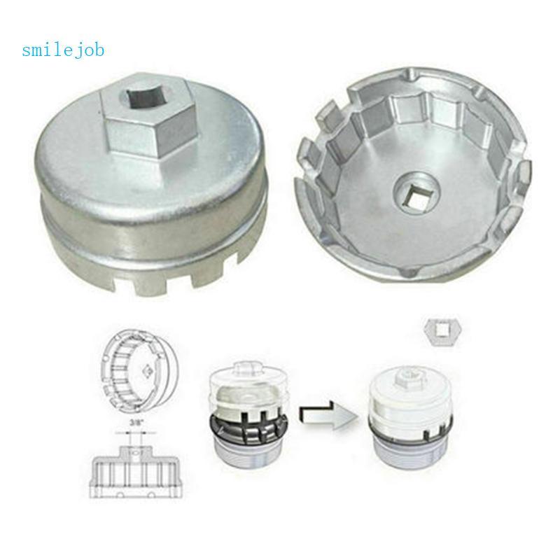 Aluminum Alloy Cup Type Oil Filter Cap Wrench Socket Removal Tool Set for RAV4