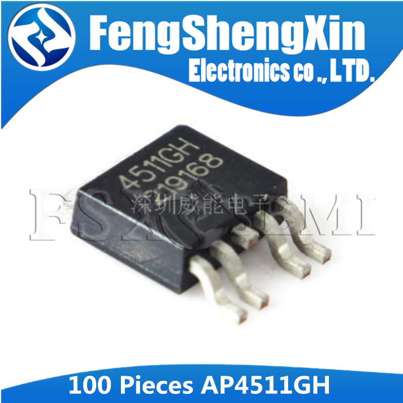 100 CÁI AP4511GH TO252 AP4511 TO-252 SMD N VÀ P-CHANNEL ENHANCE MODE ĐIỆN MOSFET IC