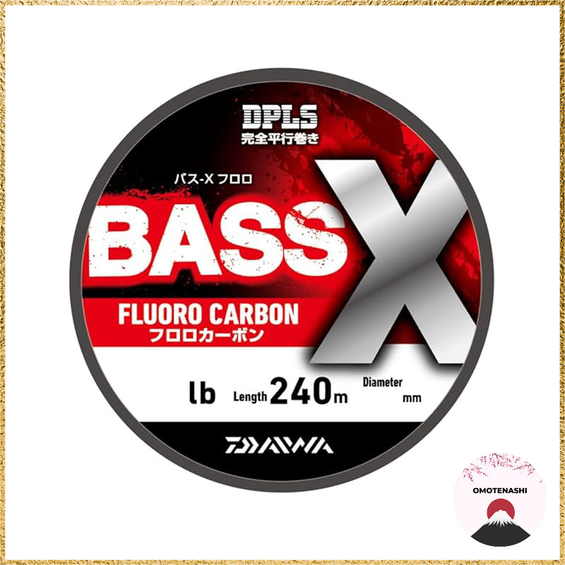 Daiwa BASS-X Fluorocarbon Fishing Line 240m