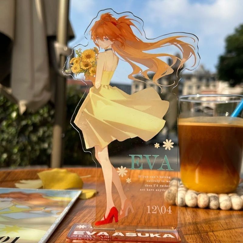 EVA / Asuka / Hàng hóa Evangelion phong cách mới Anime Asuka Acrylic Stand / vtre