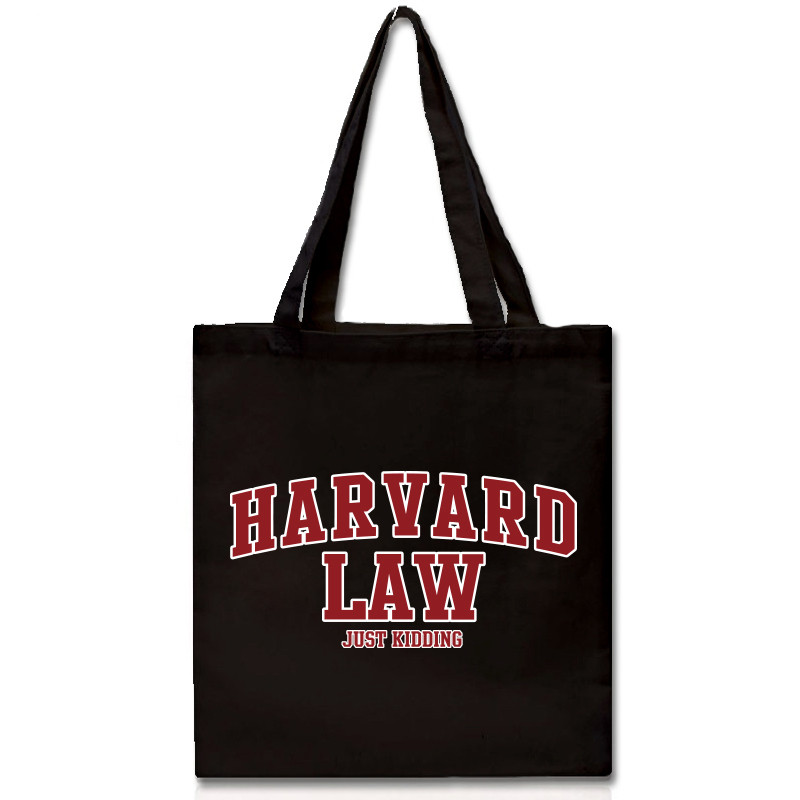 Túi vải luật Harvard Đại học Luật Đại học Harvard Lưu niệm Di động một vai Thân thiện với môi trường