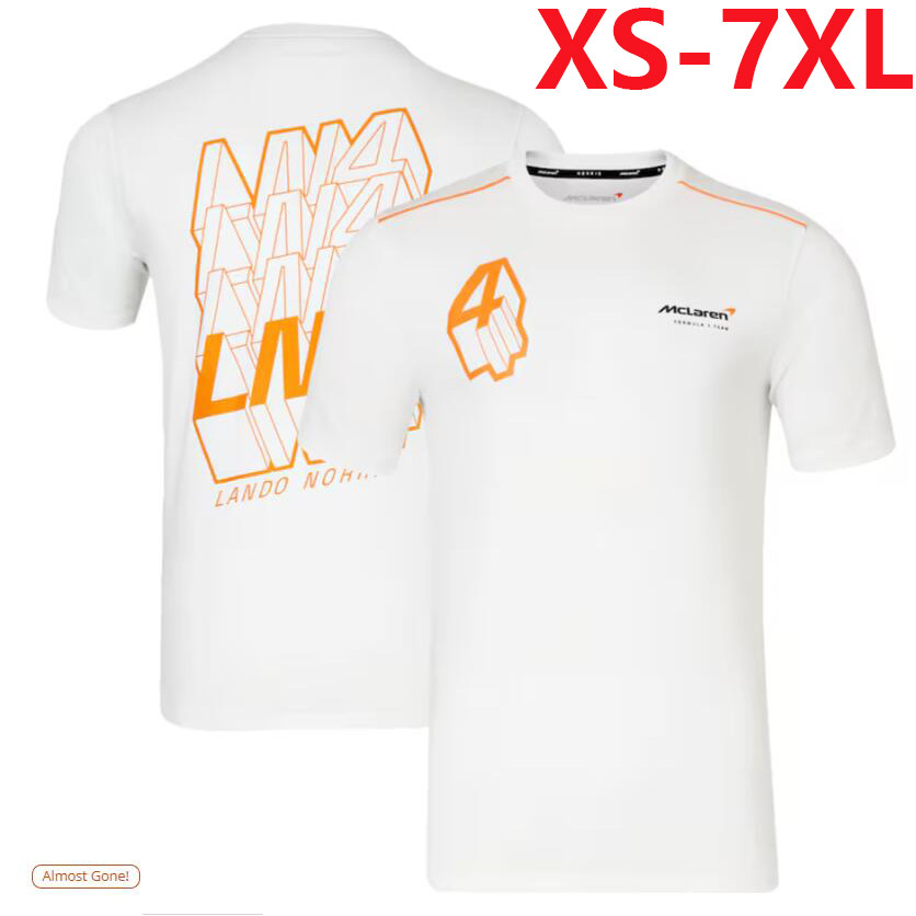 2026 Áo thun ngắn tay Unisex F1 mới + F1 McLaren Racing Team Jersey
