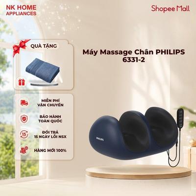 Máy Massage Vùng Chân PHILIPS 6331-2 chế độ massage và chườm ấm hiệu quả massage đa vùng