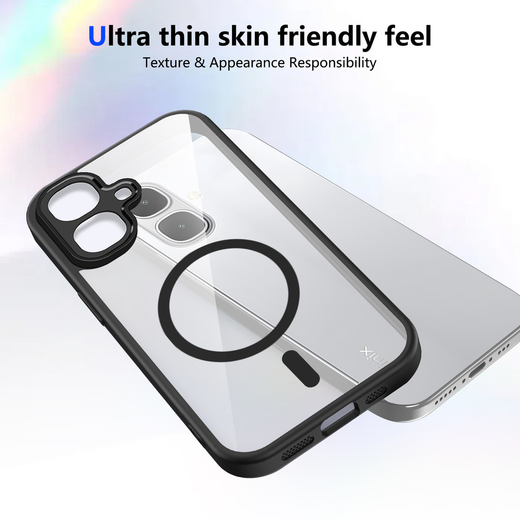 Ốp lưng Tecno Spark Go 2 Vỏ từ tính trong suốt mờ cho vỏ điện thoại Tecno Spark Go 2