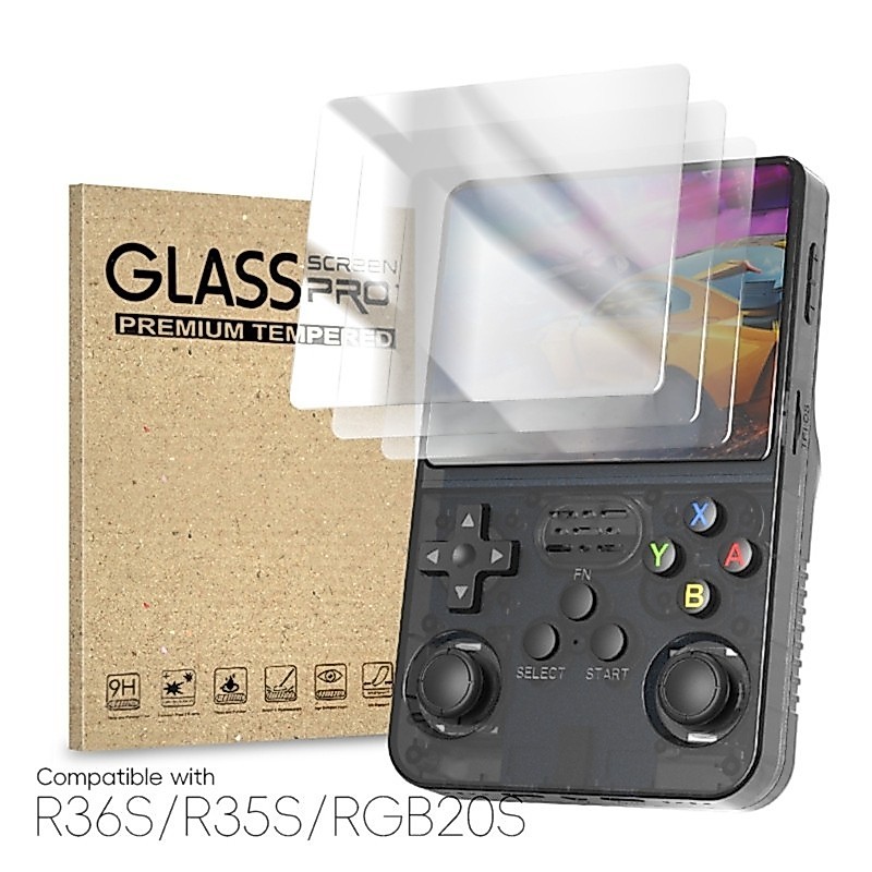 WU Hộp Đựng Cho R36S R35S RGB20S Hộp Đựng Phim Cường Lực Cho Game Thủ Chống Thấm Nước Bảo Vệ Toàn Di