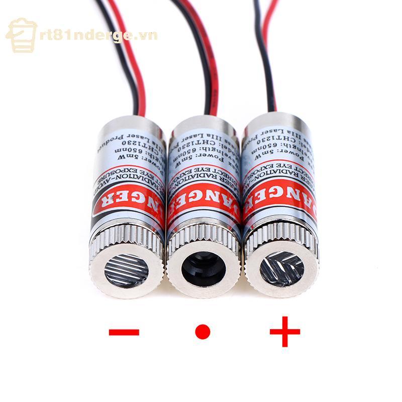 GE 650nm 5mW Red Point / Line / Cross Laser Module Đầu Laser Ống Laser 3v-5v Đầu Laser Chấm Được Sử 