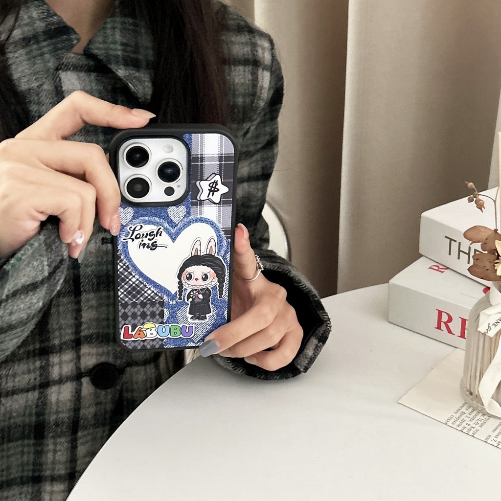 Ốp lưng iPhone 13/14/15/16 Plus / Pro / Pro Max họa tiết Labubu, có bản thường & bản tích hợp MagSaf