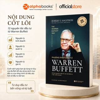 Sách - Phương pháp đầu tư Warren Buffett - Robert G. Hagstrom (Alpha Books)