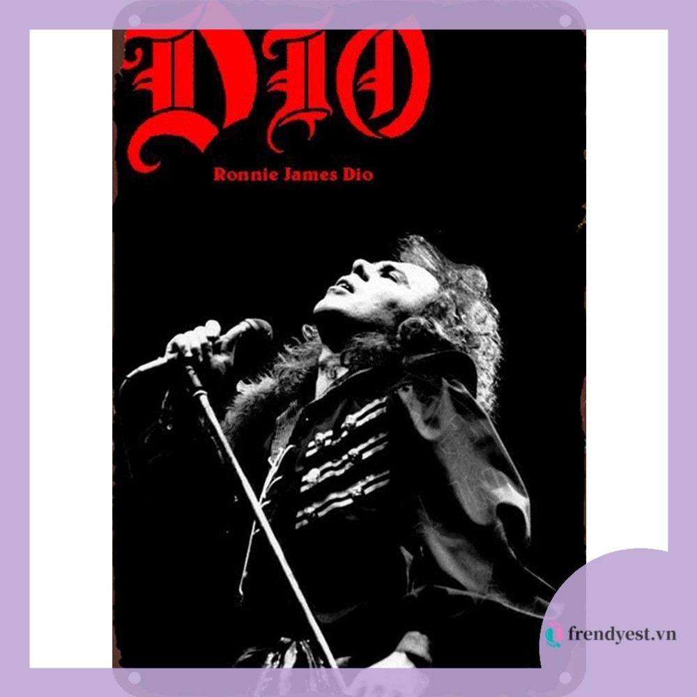 [frendyest.vn] Vintage Rock Legend Kim Loại Tín Hiệu Trang Trí Tín Hiệu Nghệ Thuật Mảng Bám Poster C