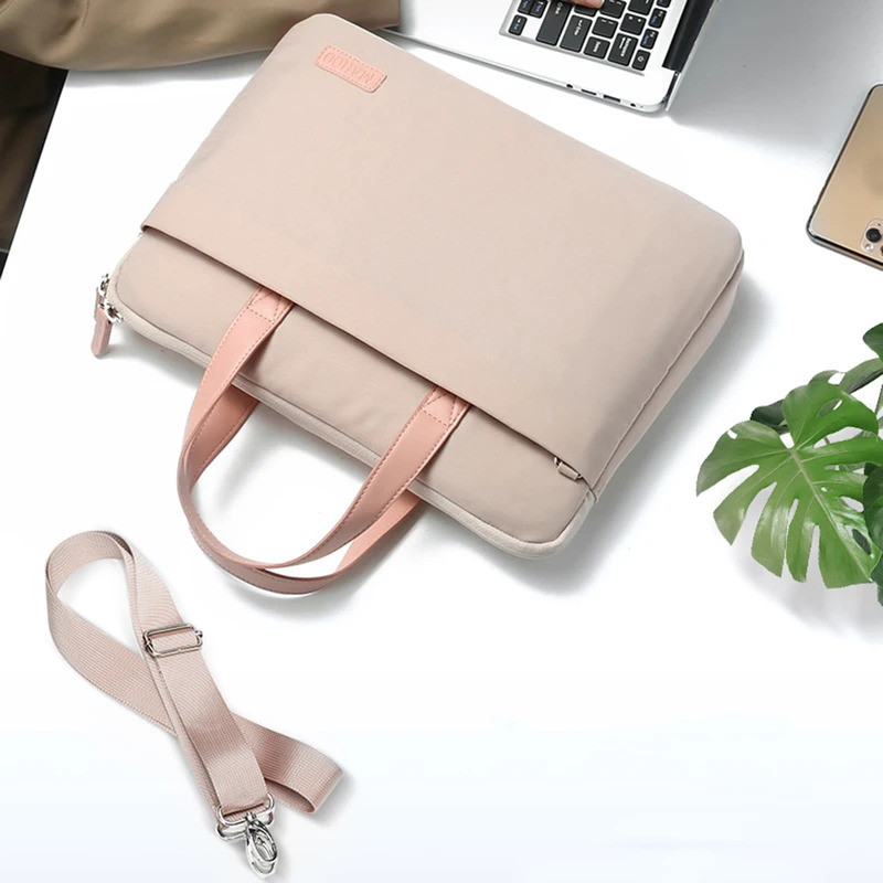 Túi Đựng Laptop Cho Macbook Air Pro 16 Xiaomi Huawei 13.3 14 15.6 Inch Laptop Nam Nữ Túi Di Động Chố