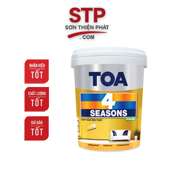 15L - TOA 4 Seasons Top Silk Trong Nhà Dễ Lau Chùi