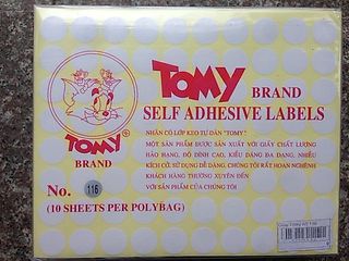 Combo 2 tập giấy decal tomy A5 cỡ 99-124