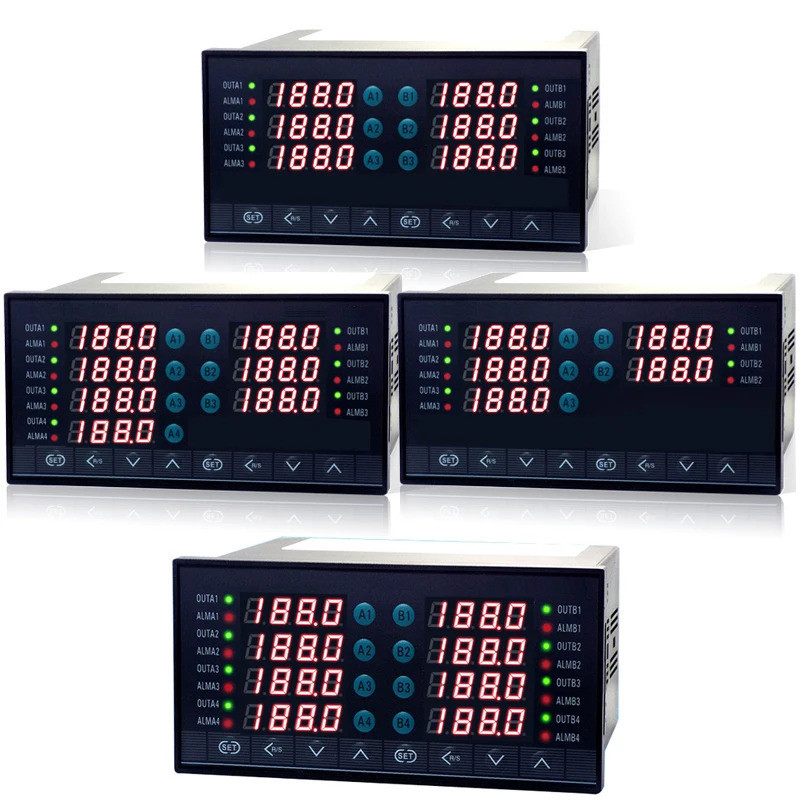 Multifuncion 5 channels 6 channels 7 channels 8 channels temperature controller multi points 5 - 8 w