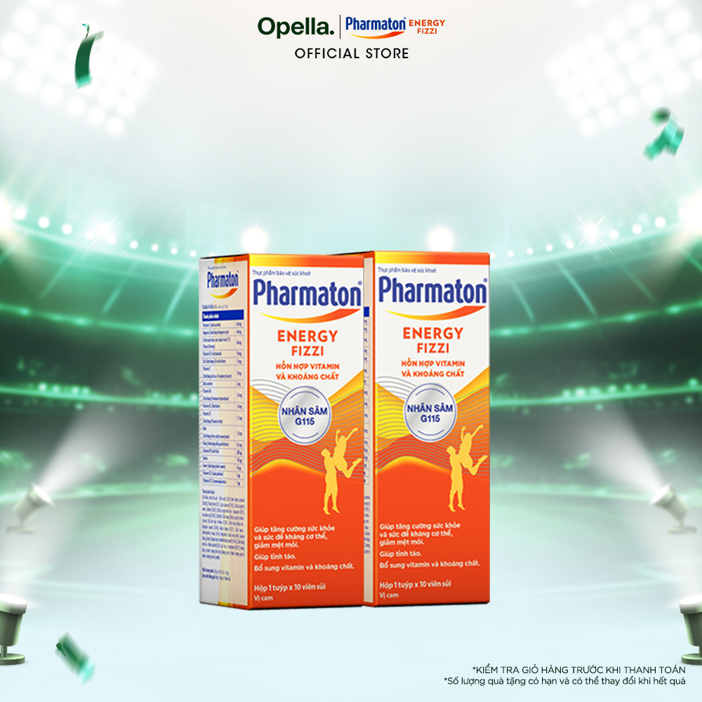 Bộ 2 Thực phẩm bảo vệ sức khỏe Pharmaton Energy Fizzi