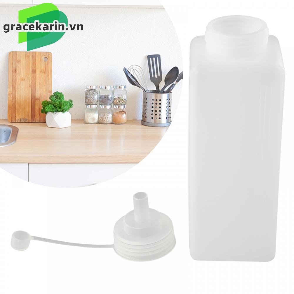 [GRCEKRIN-VN]Convenient Lid Squeeze Sauce Bottle Prevents Leakage and Contamination
