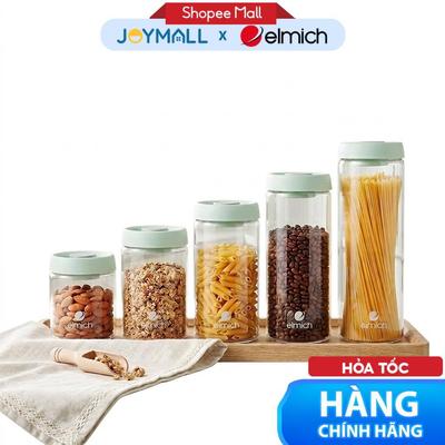 Lọ Thuỷ Tinh Hút Chân Không Elmich EL3107 EL3111 EL3116 EL3119 EL3120, Nhiều Dung Tích - Hàng Chính Hãng - JoyMall