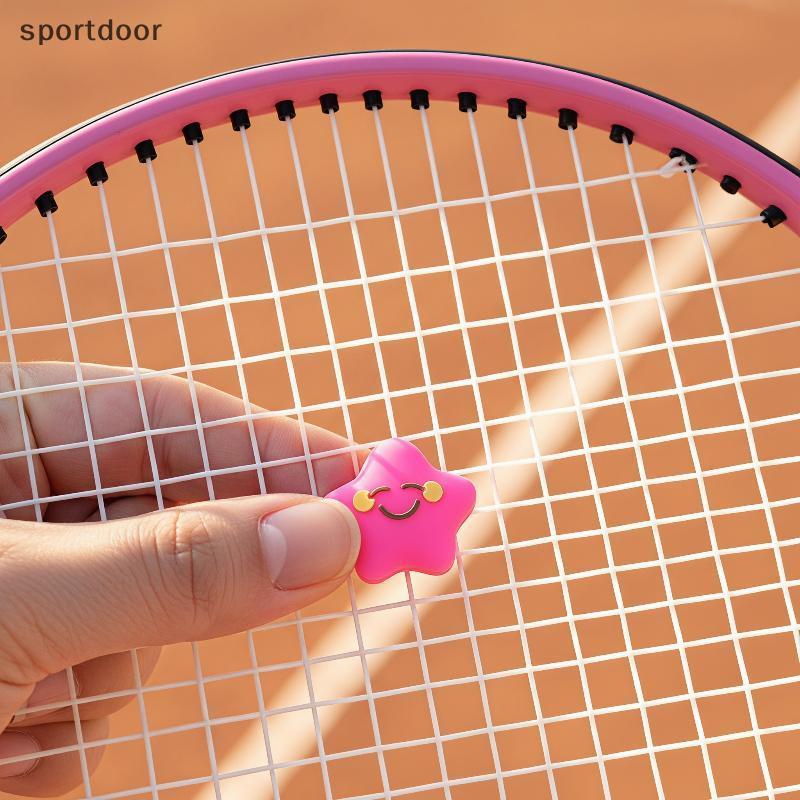 [sportoutdoor] Silicone Tennis Raet Damper Thiết kế ngôi sao Chống trượt Sho Hấp thụ nhiều màu cho n