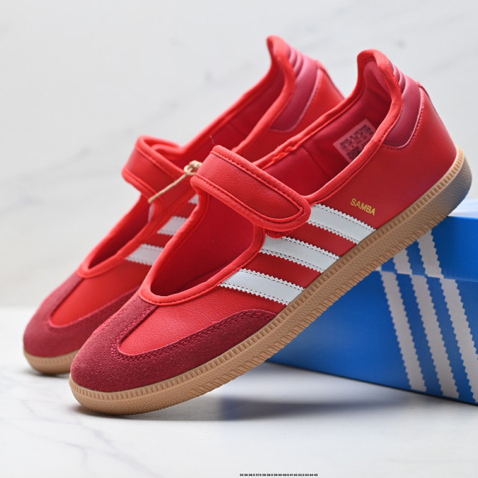 Giày thể thao lười Samba Mary Jane Red 8FSU