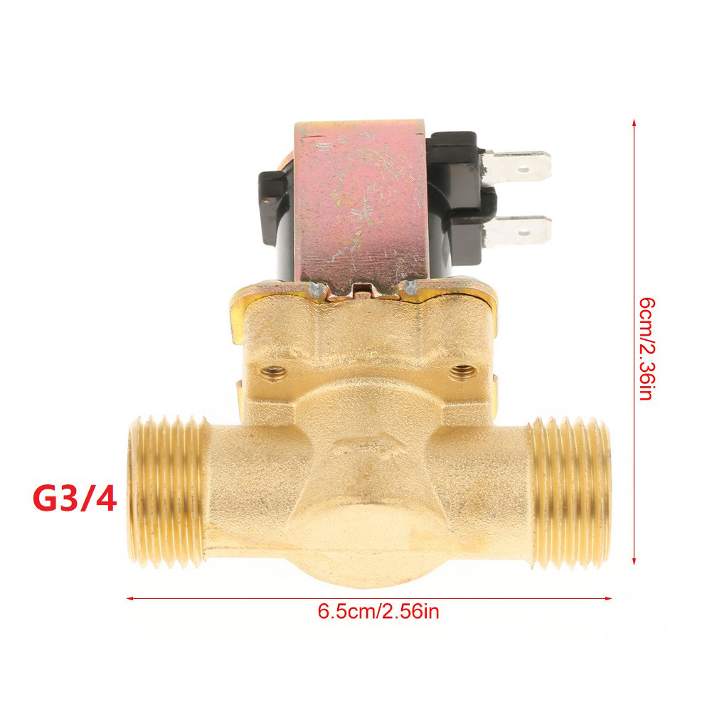 #ROYALLADY#Brass Solenoid Valve Mechanical Operation Water Treatment Systems 3/4 Inch Valve