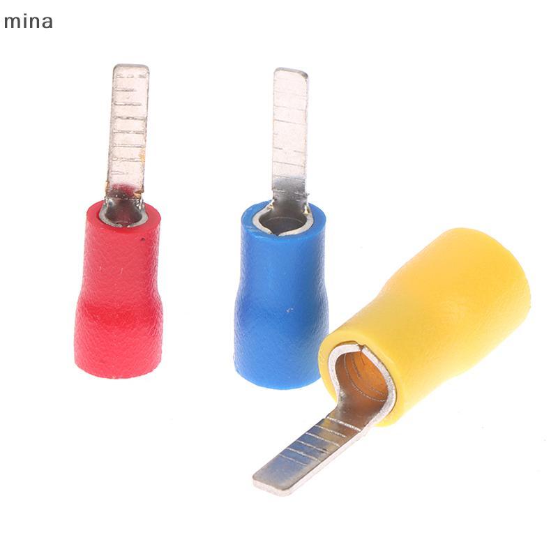 [mina] 20 Cái DBV1.25-10 / 2-14 / 5.5-10 Đầu nối cáp đầu cuối de Pin cách nhiệt