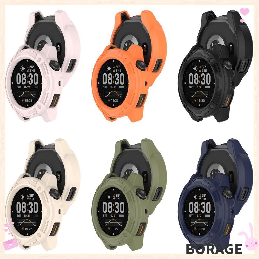Bảo vệ BORAG, Bảo vệ màn hình TPU chống trầy xước, Ốp lưng khung rỗng mềm cho phụ kiện đồng hồ thông
