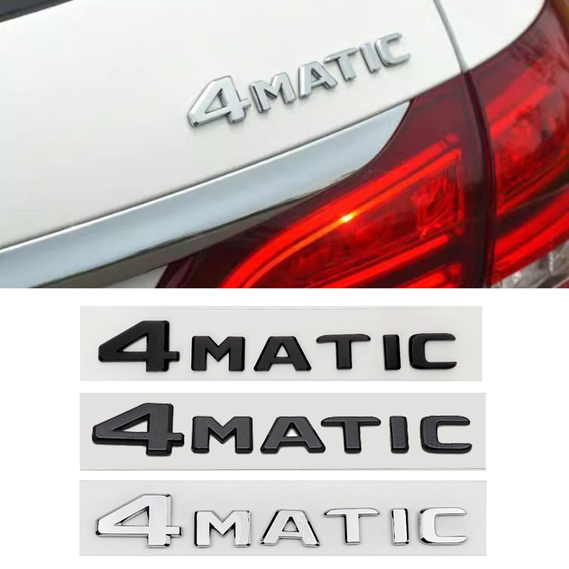 ABS Xe Phía Sau Thân Xe Huy Hiệu Fender Biểu Tượng Miếng Dán Cho Xe Mercedes Benz 4 MATIC Logo W212 