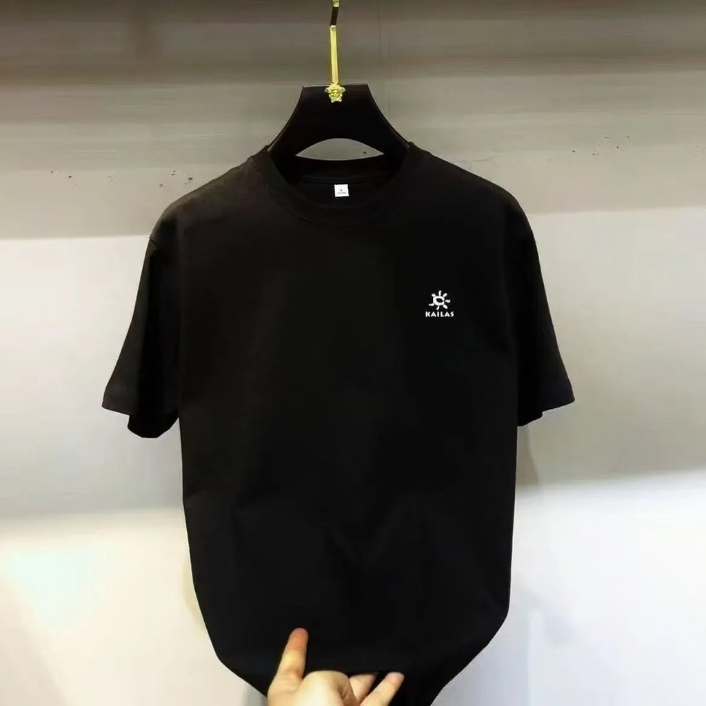 KAILAS KAILAS nhẹ sang trọng ngắn tay cổ tròn nặng tay ngắn nửa tay 220g Chongguangzhou ️ Ba tiêu ch
