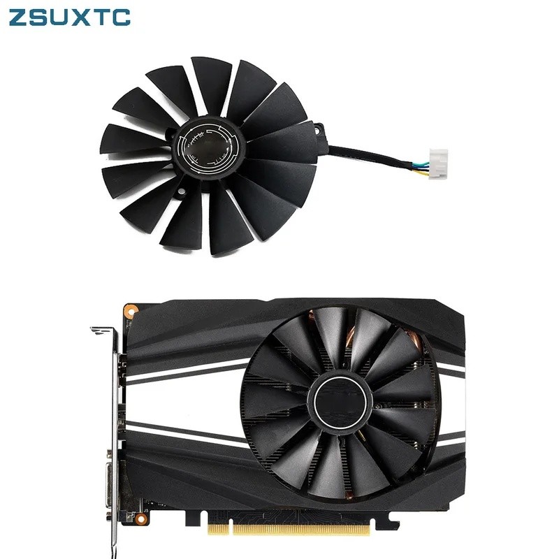 FDC10U12D9-C T129215QUẠT GPU BH GTX 1660, Quạt làm mát card màn hình ASUS Phoenix GTX 1660 SUPER 、 1