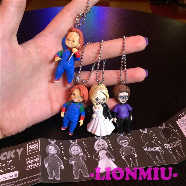 Hàng cũ Nhật Bản Takara TOMY 2004 Búp bê ma trở lại linh hồn Chucky Chucky Mặt dây chuyền