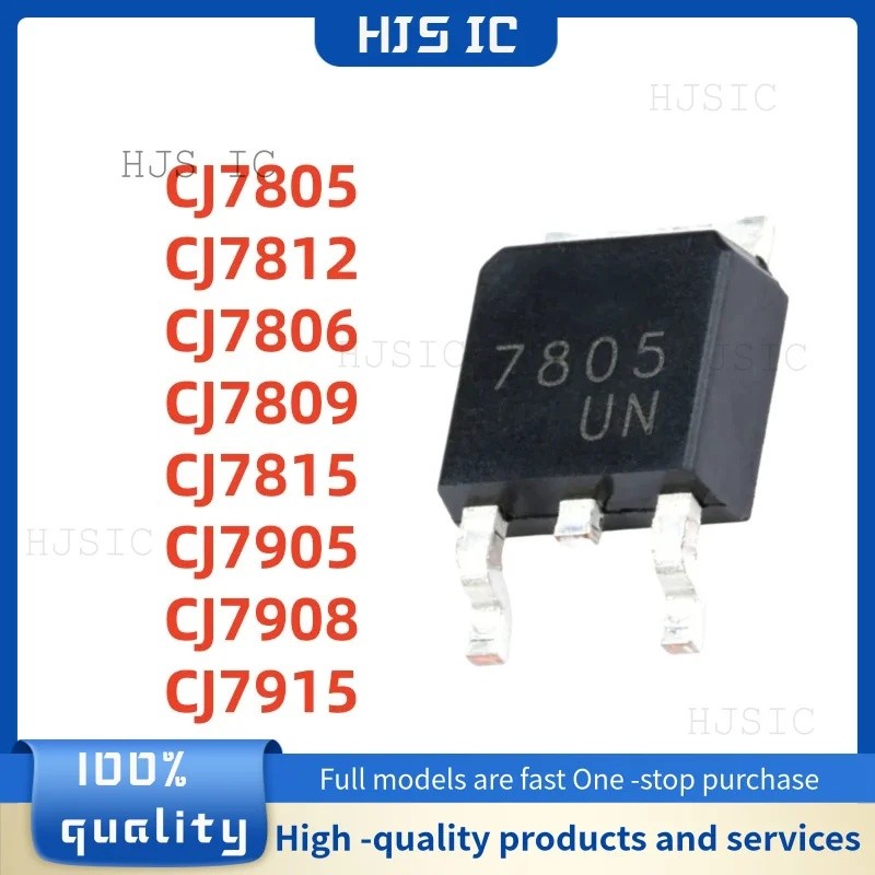5 Chiếc CJ7805 CJ7806 CJ7809 CJ7812 CJ7815 LM7805 LM7805 LM7812 TO-252 Bộ Điều Chỉnh Điện Áp Bán Buô