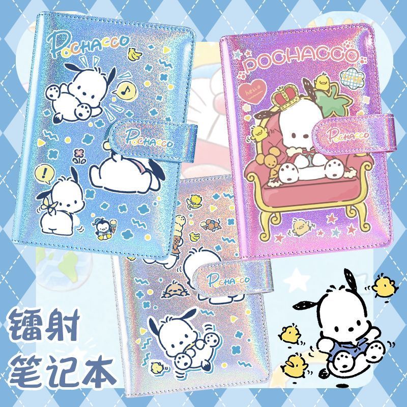 [School Essentials] Pacha Dog Merchandise Laser Notebook Phim hoạt hình Sổ tay học sinh Laser Notepa