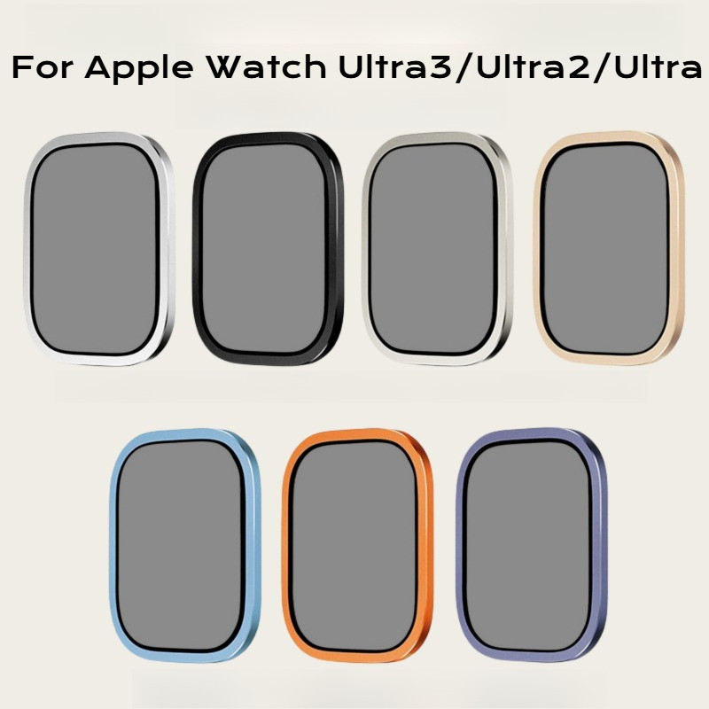 Hợp Kim Titan Đồng Hồ Dành Cho Apple Watch Ultra3 Ultra2 Siêu Chống Gián Điệp Riêng Tư Kính Cường Lự